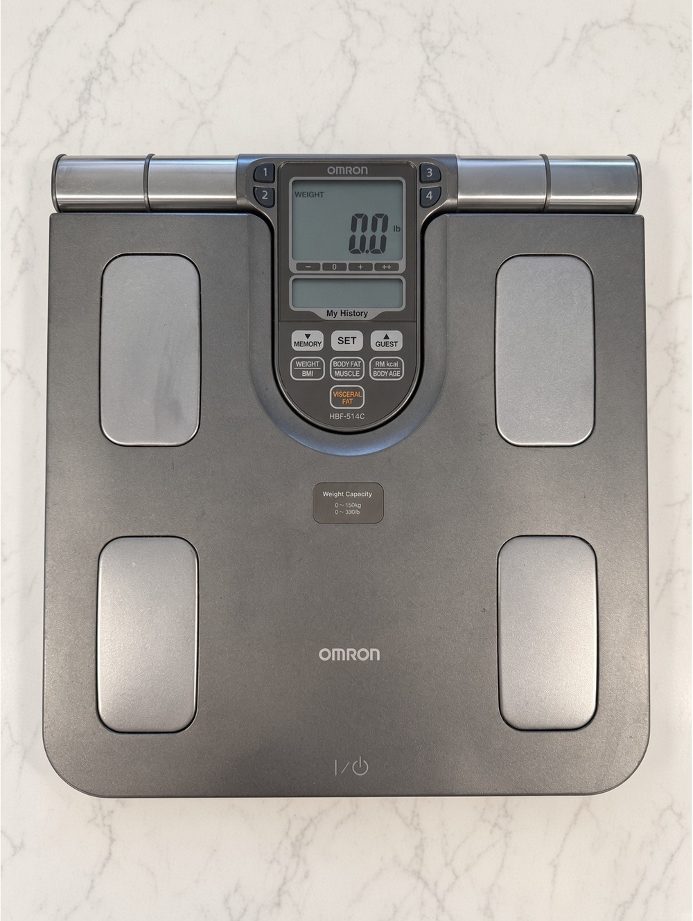 OMRON Body Composition Monitor & Scale (up to 330 lbs) WORKING